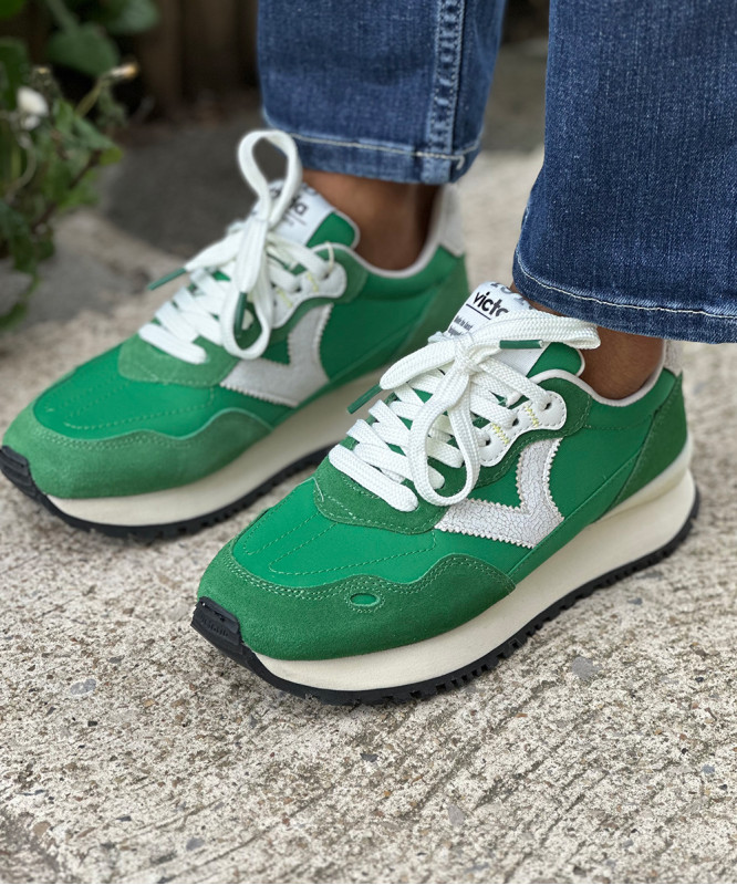 Victoria - baskets style running vertes