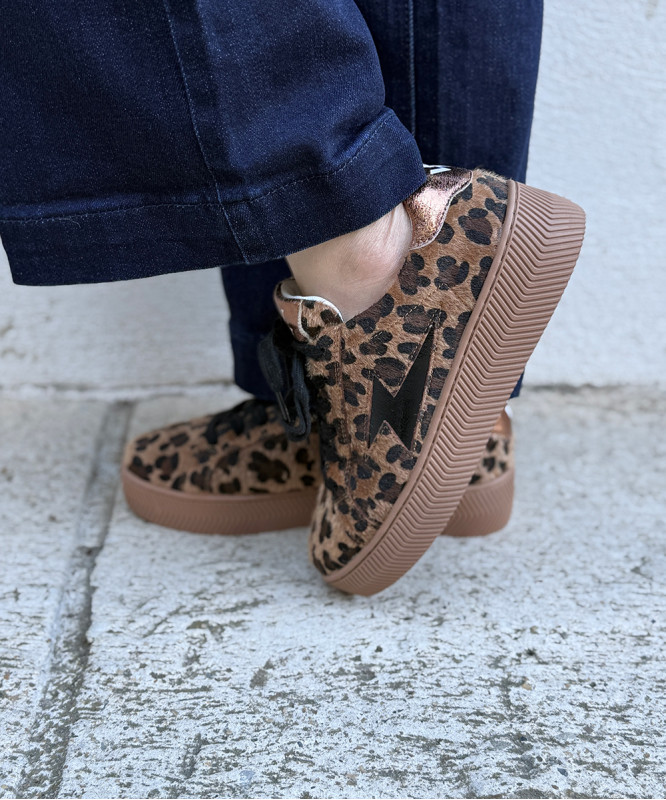 Baskets Vanessa Wu léopard